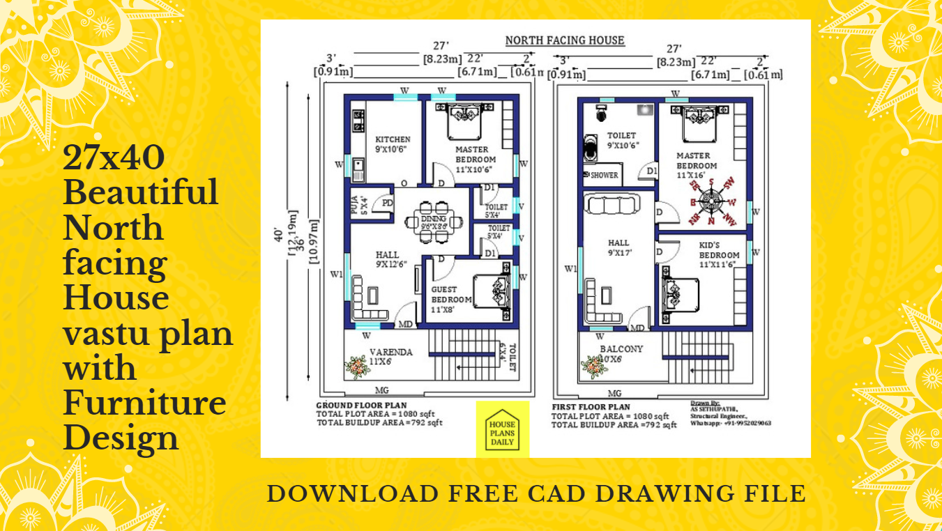 photo 20X50 House Plan North Facing north facing house plans explore