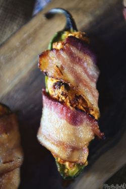 intensefoodcravings:  Bacon Wrapped Chorizo Stuffed Jalapeno Poppers | Girl Carnivore