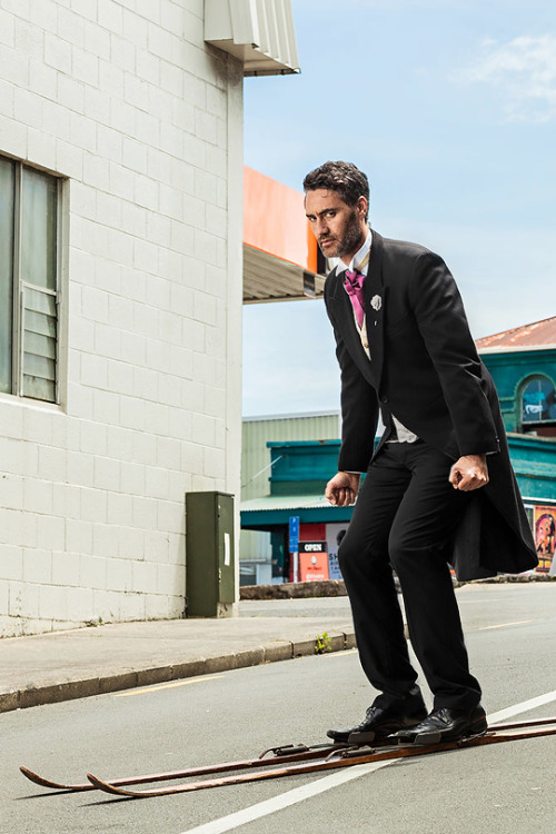 rafikecoyote:television:Taika Waititi©Tez Mercer // M2 Magazine  #the photographer said this was his