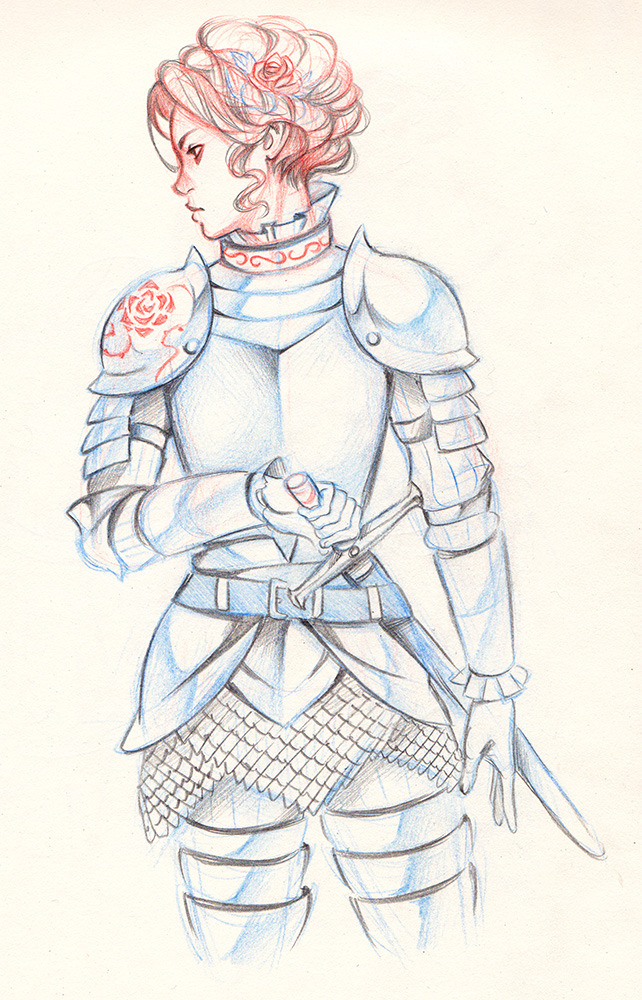 miyuli:  Some warrior ladies from my sketchbook!I don’t know much about armour