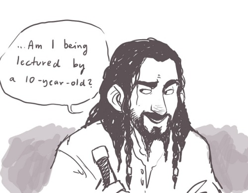 ppitte: I was doodling pictures of how younger Dwalin might have looked, and I grew surprisingly fon
