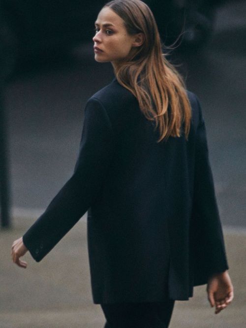 thewardrobeedit:Birgit Kos wears COS Black Oversized Blazer