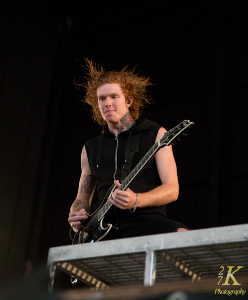 Of Mice &amp; Men playing their first date on the 2014 Vans Warped Tour at Darien Lakes Performi