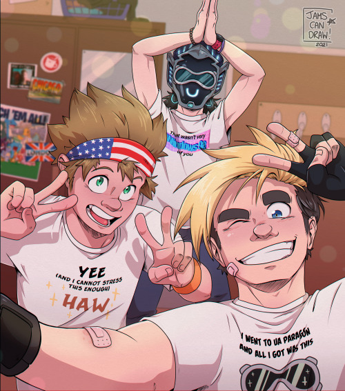 Part 2 of a collab with @/paragonuai on Instagram! Jamie’s bulk order of meme shirts finally arrived