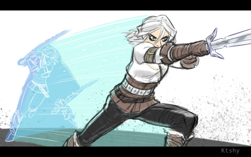 Ciri.Happy 5th Anniversary to The Witcher 3: Wild Hunt! I listen to the soundtrack… a lot. It