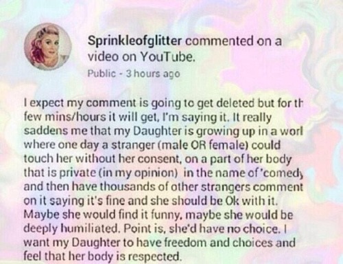 sparklesmikey:  wearetylerspeople:  oxblivxn:  SHOUTOUT TO EVERYONE TAKING A STAND AGAINST SAM PEPPER   WHO BROUGHT THIS BACK  don’t let people forget how despicable this is