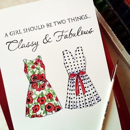 Classy and Fabulous..