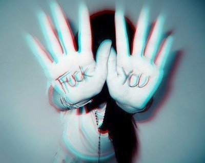 Fuck you | via Tumblr en We Heart It. https://weheartit.com/entry/76285478/via/alana_alaerts