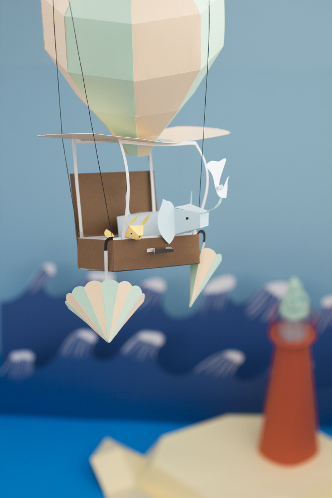 cutesign:  Some amazing paper art by graphic designer, illustrator, and paper artist Fideli