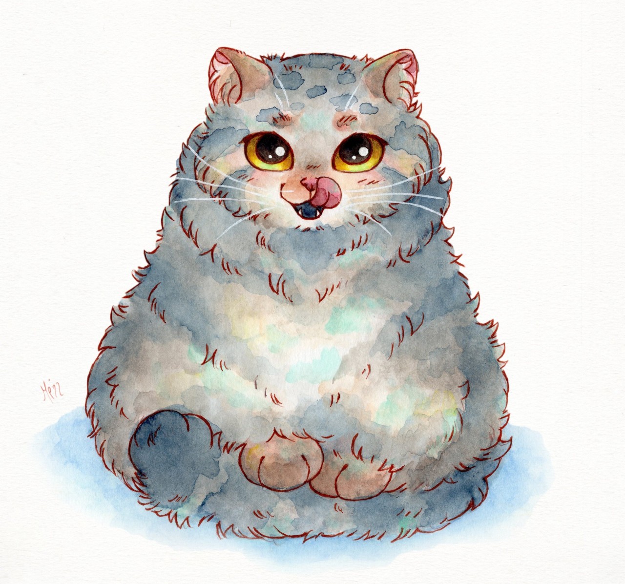 Tumblr  Cat art, Cute drawings, Cute art