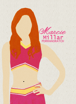 porranoratch:  MY ART: Minimalist of some the main characters of Hush Hush Series.