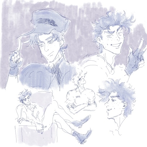 sketches of Klaus au Joseph &amp; Caesar bc I love this movie and the personalities fit so wellI