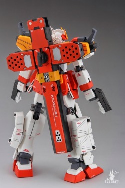 mechaddiction:  MG 1/100 XXXG-01H Heavyarms Gundam + Crossweapons     Modeled by bluebat #mecha – https://www.pinterest.com/pin/333688653631298941/