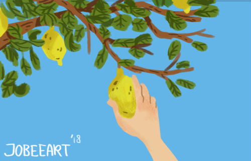 joscribbles: when life gives you lemons that’s great bc lemons are Good, actually