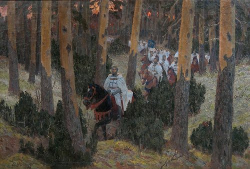 fleurdulys:  Knights of the Livonian Order - Bernard Christian Borchert   1911 