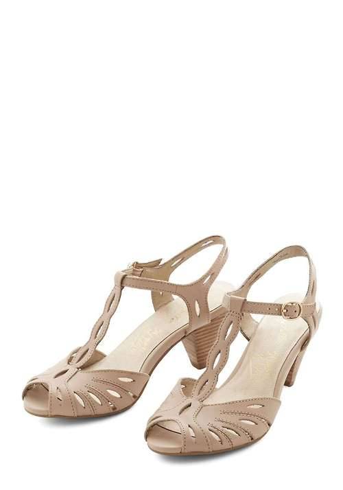 High Heels Blog Trip the Light Heel in Beige via Tumblr