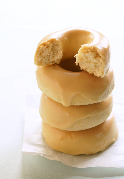 confectionerybliss: Maple Glazed Vanilla Bean Donuts | Sugary and Buttery