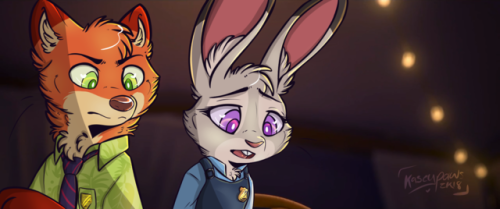 kaseypaws: “Because he was attacked” Zootopia screenshot redraw bc damn these things are