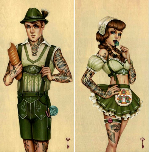 thievinggenius:  Done by Glen Arthur.