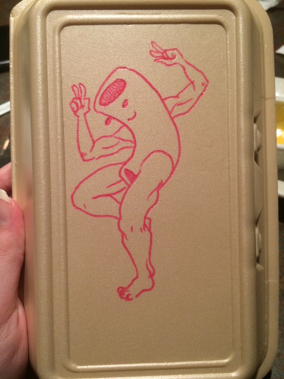 bisexual-legislature:  so whenever I go out to eat I always get a box for my food