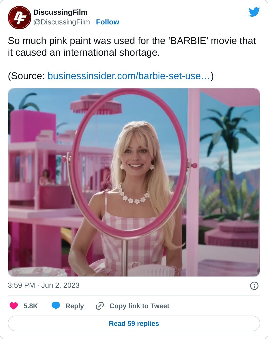 The Barbie Movie Created a Shortage of Pink Paint