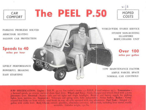 Peel P50   1962