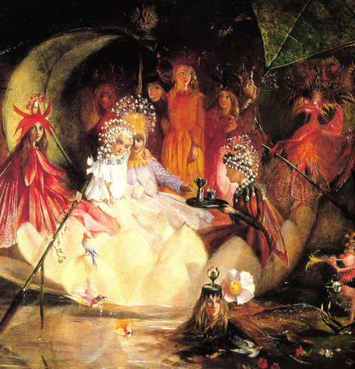 The Marriage Of Oberon And Titania By John Anster Fitzgerald (19th Century)