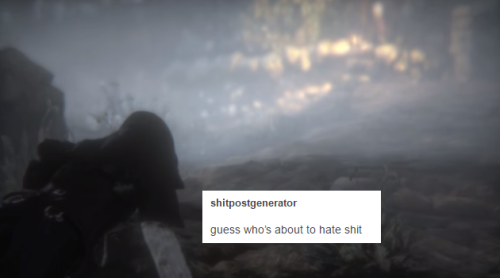 emeraldgrxves: bloodborne + shitpostgenerator