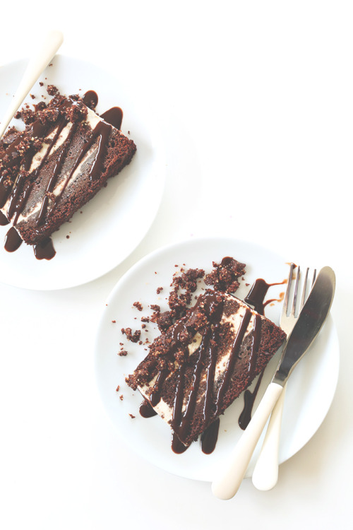 confectionerybliss:  Vegan Mint Chocolate Ice Cream Cake | The Minimalist Baker