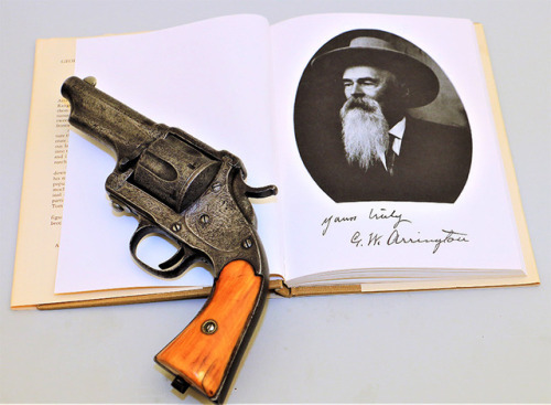 Merwin & Hulbert pistol and personal items of Texas Ranger George Washington Arrington, late 19t