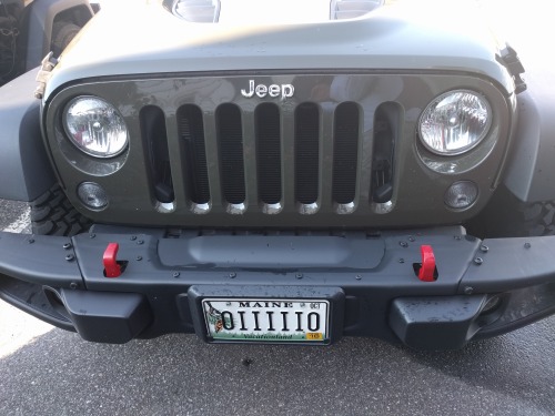 diary-of-a-chinese-kid:The grill matches the license plate!