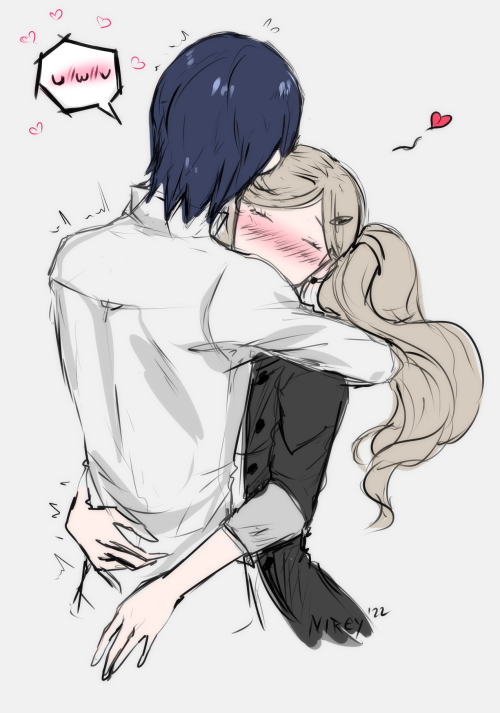 [surprise hug!]