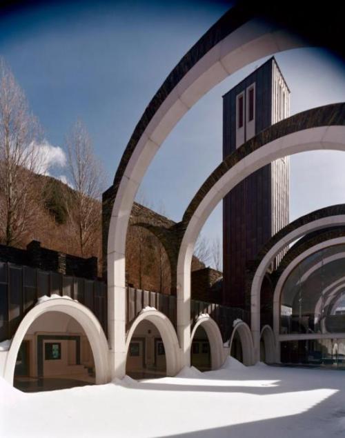 Meritxell sanctuary, Andorra, Ricardo Bofill, 1976