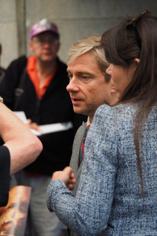 geek-royalty:More of Martin Freeman at the South Bank Sky Arts Awards [HQ] (source)
