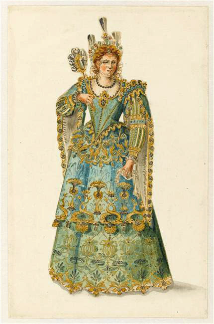 “Comédienne de Théâtre”, 17th century