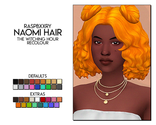 witching hour recolour - naomi hair by @raspbxxrythe mesh is requireddl (sfs)