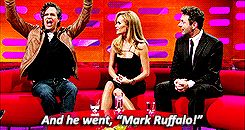 markoruffalo:  I went to Comic-Con. And it was a big deal, you see, top secret, they
