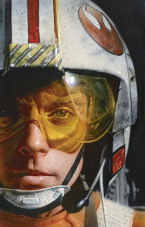 digital-nugget - Luke Skywalker-X Wing Pilot// Greg Staples