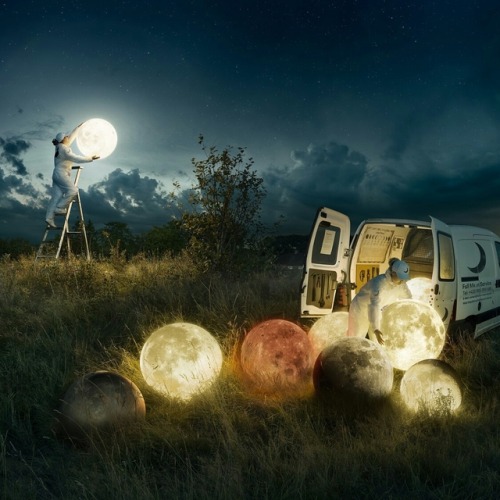 ufo-the-truth-is-out-there: Full Moon Service: by Erik Johansson