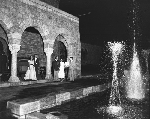 Glencairn originally had a working fountain beside the north porch. For many years an annual spring 