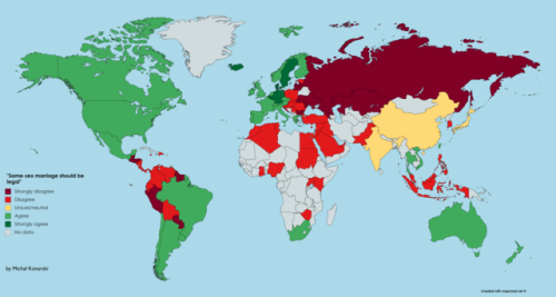 mapsontheweb:  “Same sex marriage should be legal” - agree or disagree.