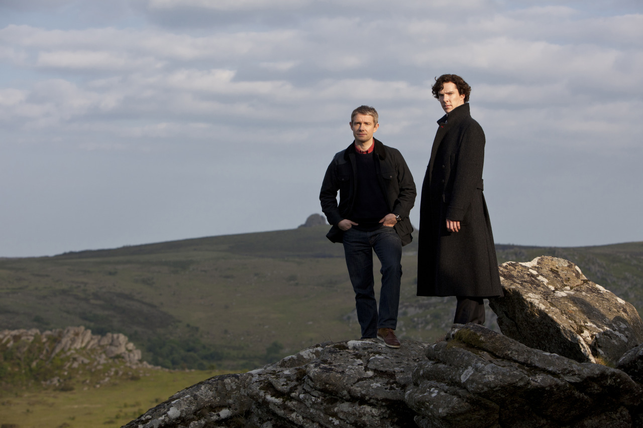 nixxie-fic:  BBC Sherlock - Production Stills - Sherlock &amp; John On Dartmoor