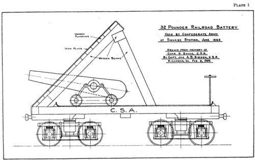 Civil War Tank — The Confederate Railway Gun “Little Merrimack”, 1862In the spring