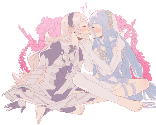 v4xlukamegurine:  soft lips  &  sweet kisses   (◡‿◡✿) 