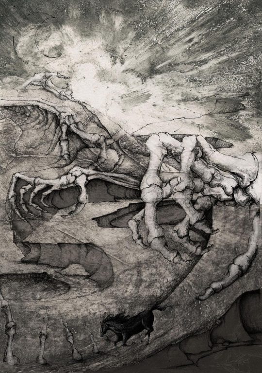 Alan Marks (English, b. 1957, London, England) - Poppy, War Horse, 2016, Folio Society / House of Illustration competition...