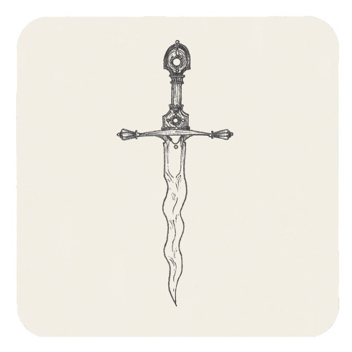 orphicss:  A serie of small objects,  A dagger for treachery, doubt and passion.  Don’t repost
