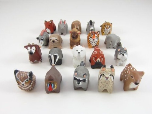 princesstigerbelle:Ceramic animals by HandyMaiden on Etsy www.daniellepedersen.com/