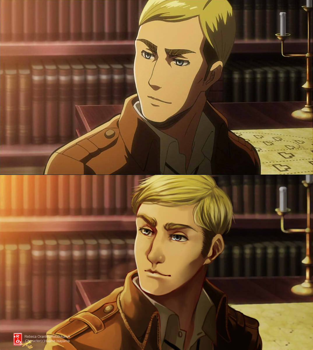 rebe-chan-vk:  How can you make Commander Eyebrows more handsome than he already