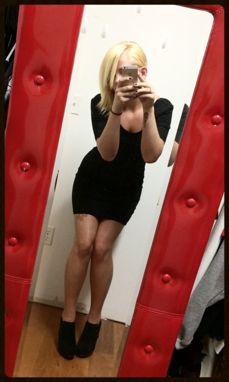 watchalicebloom: Bought another little black dress for a special occasion. My husband was so excited