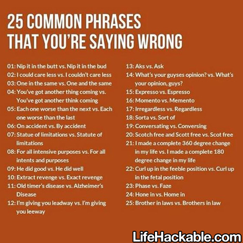 lifehackable:  More Life Hacks Here   Hate when people say &ldquo;I could care